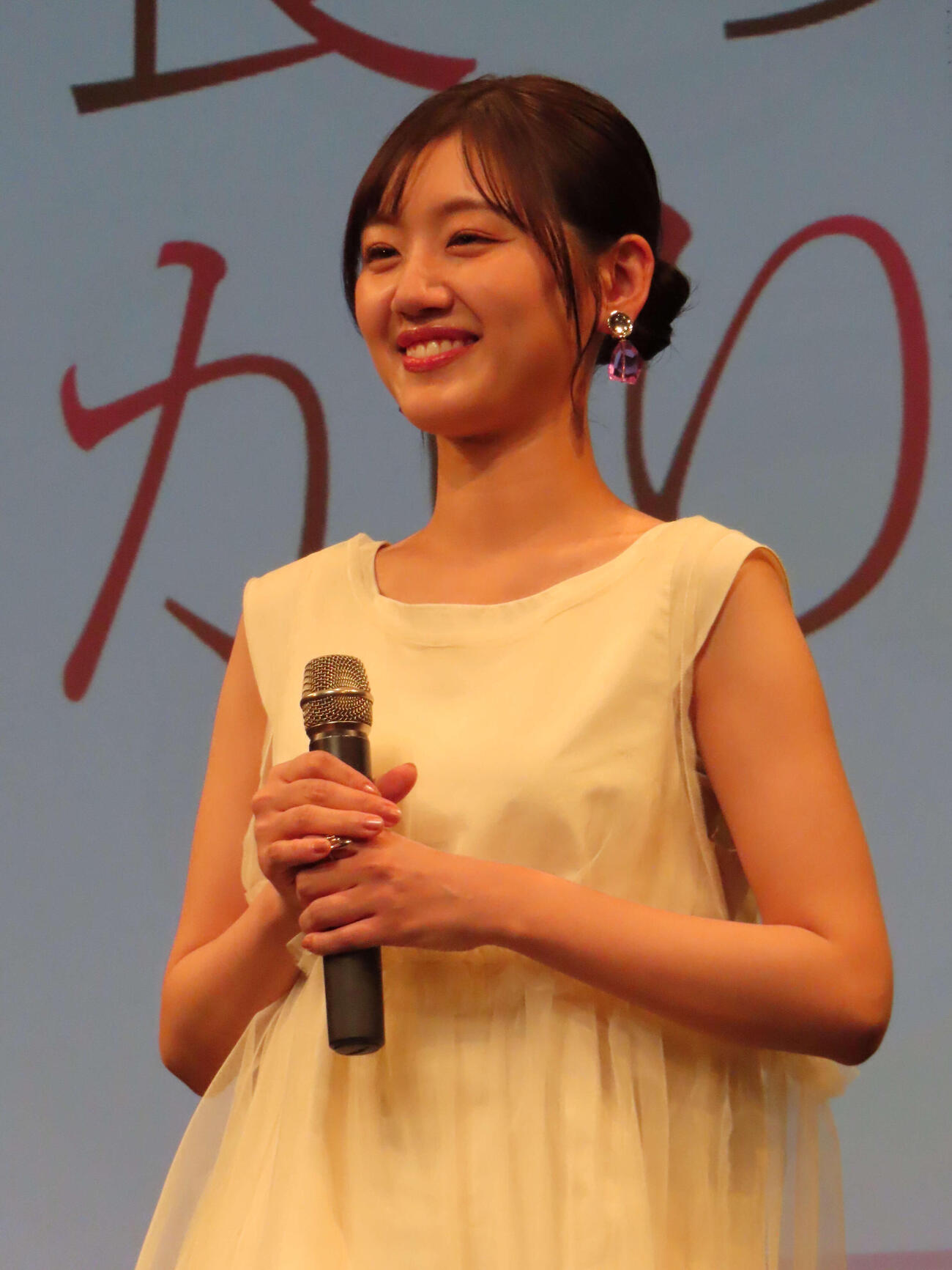 MBSドラマ特区「あの夜、社長の子供を授かりました」のトークイベントに登壇した佐々木美玲