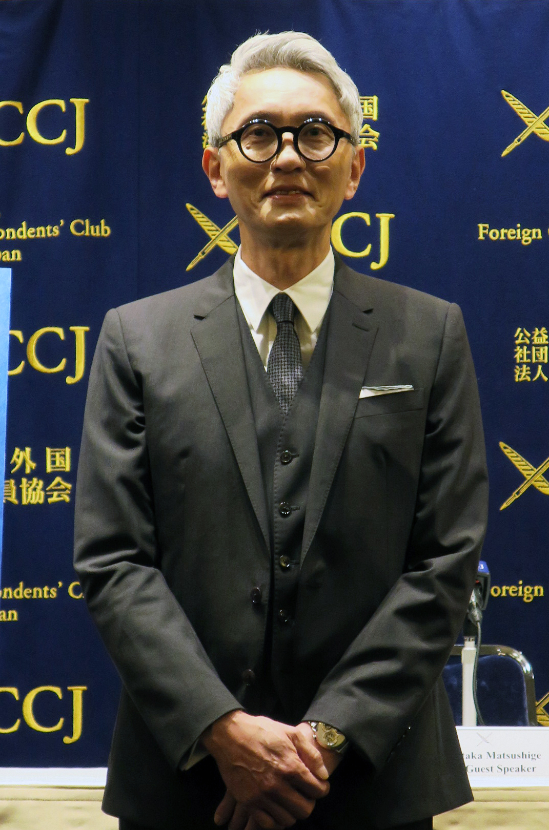 日本外国特派員協会で「孤独のグルメSeason11」記者会見を行った松重豊