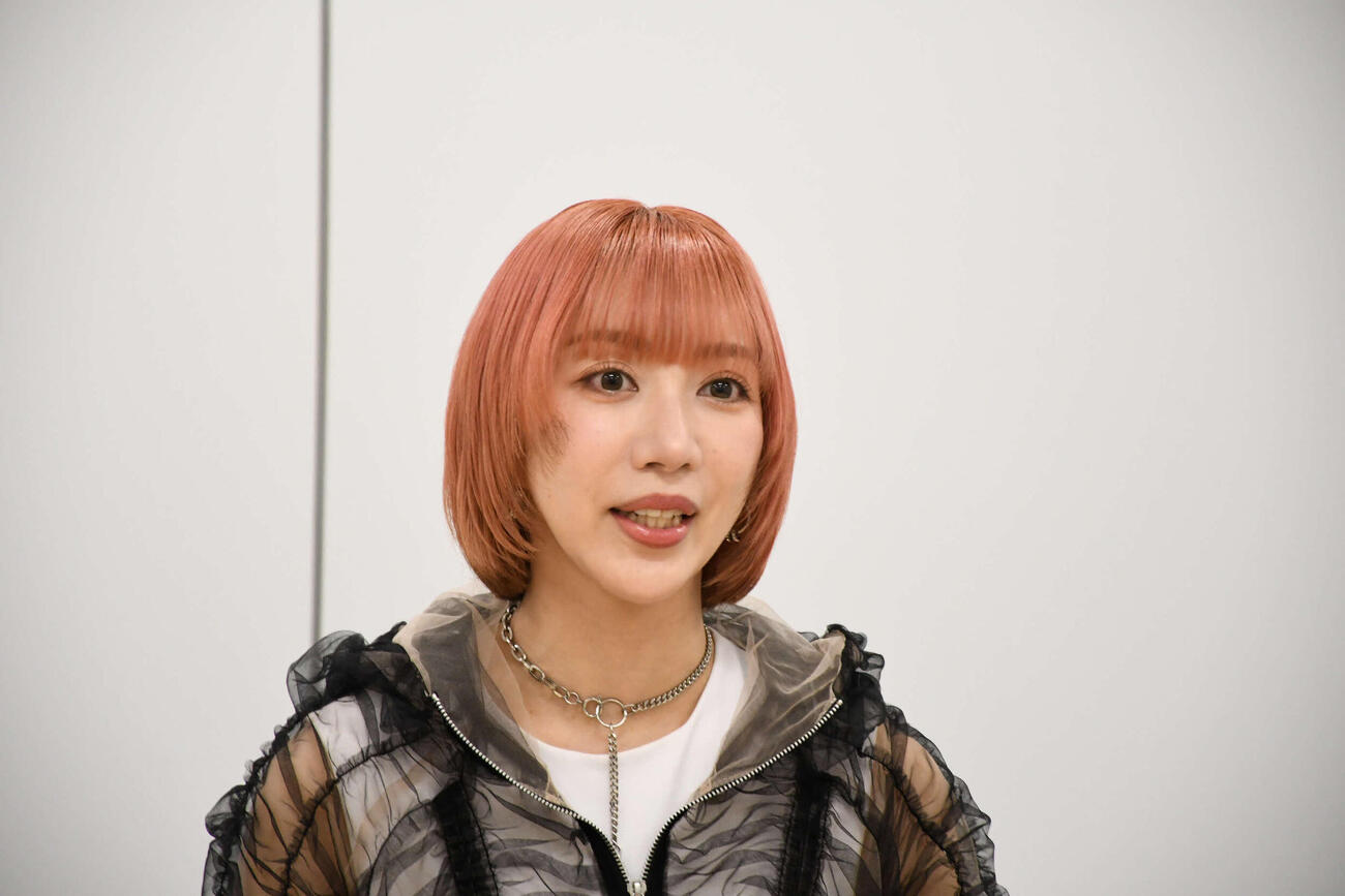 舞台「MISSDIRECTION」の取材会に出席した美弥るりか（撮影・阪口孝志）