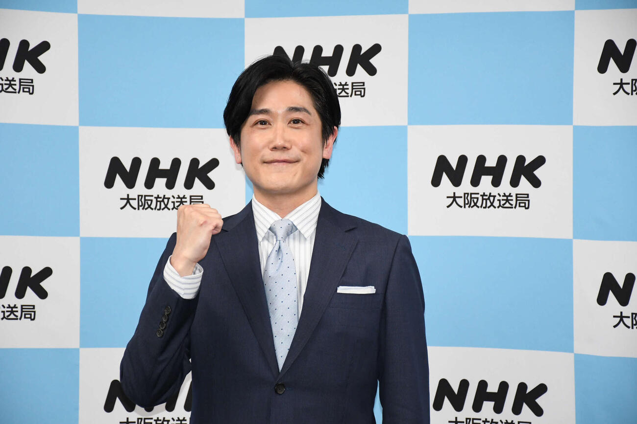 「ほっと関西」取材会に出席した二宮直輝アナウンサー（撮影・阪口孝志）