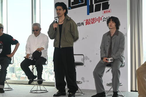 伊藤英明　大阪・あべのハルカスに降臨「まいど！」　映画「国境」会見で関西ノリ