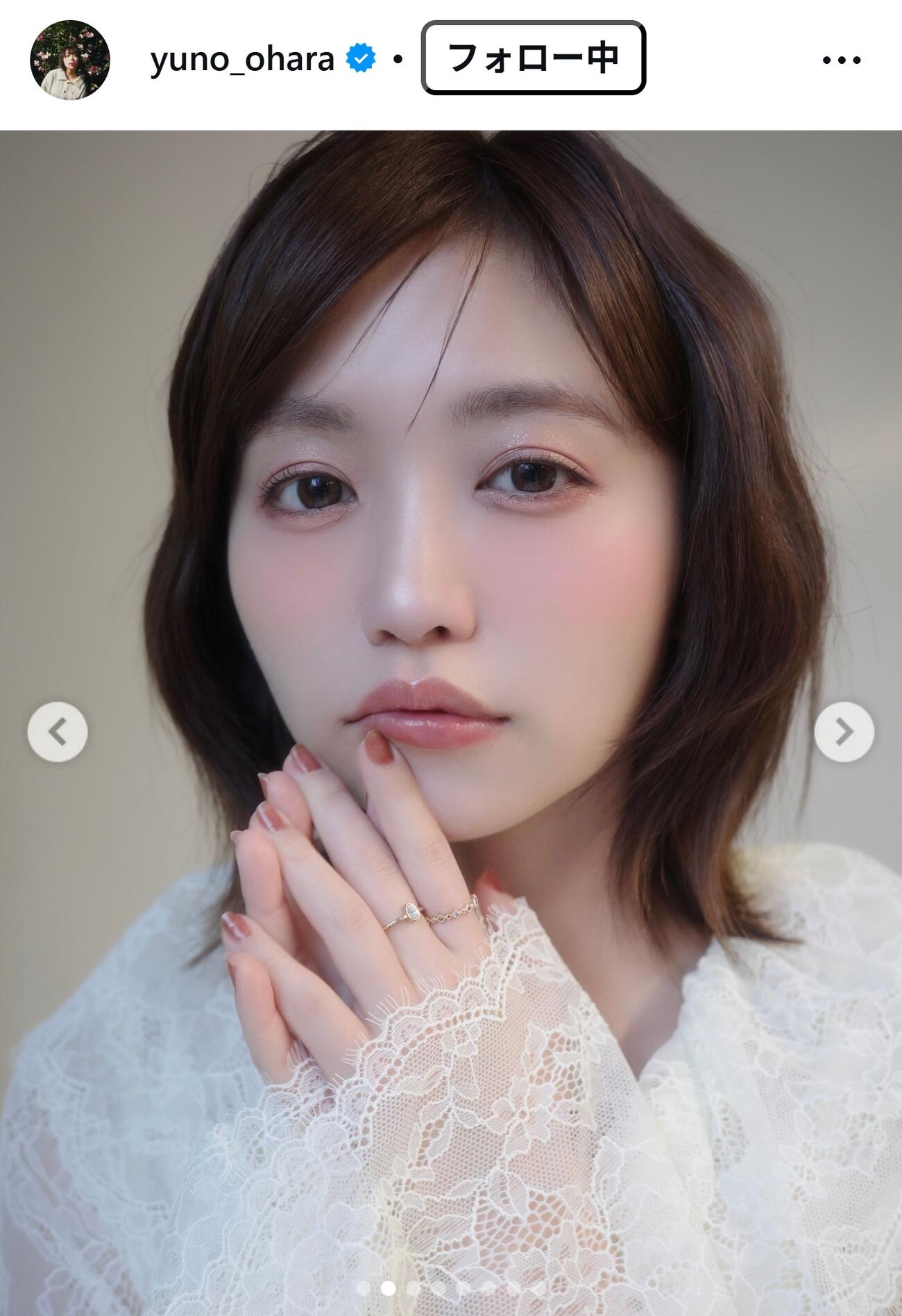 大原優乃のインスタグラムから
