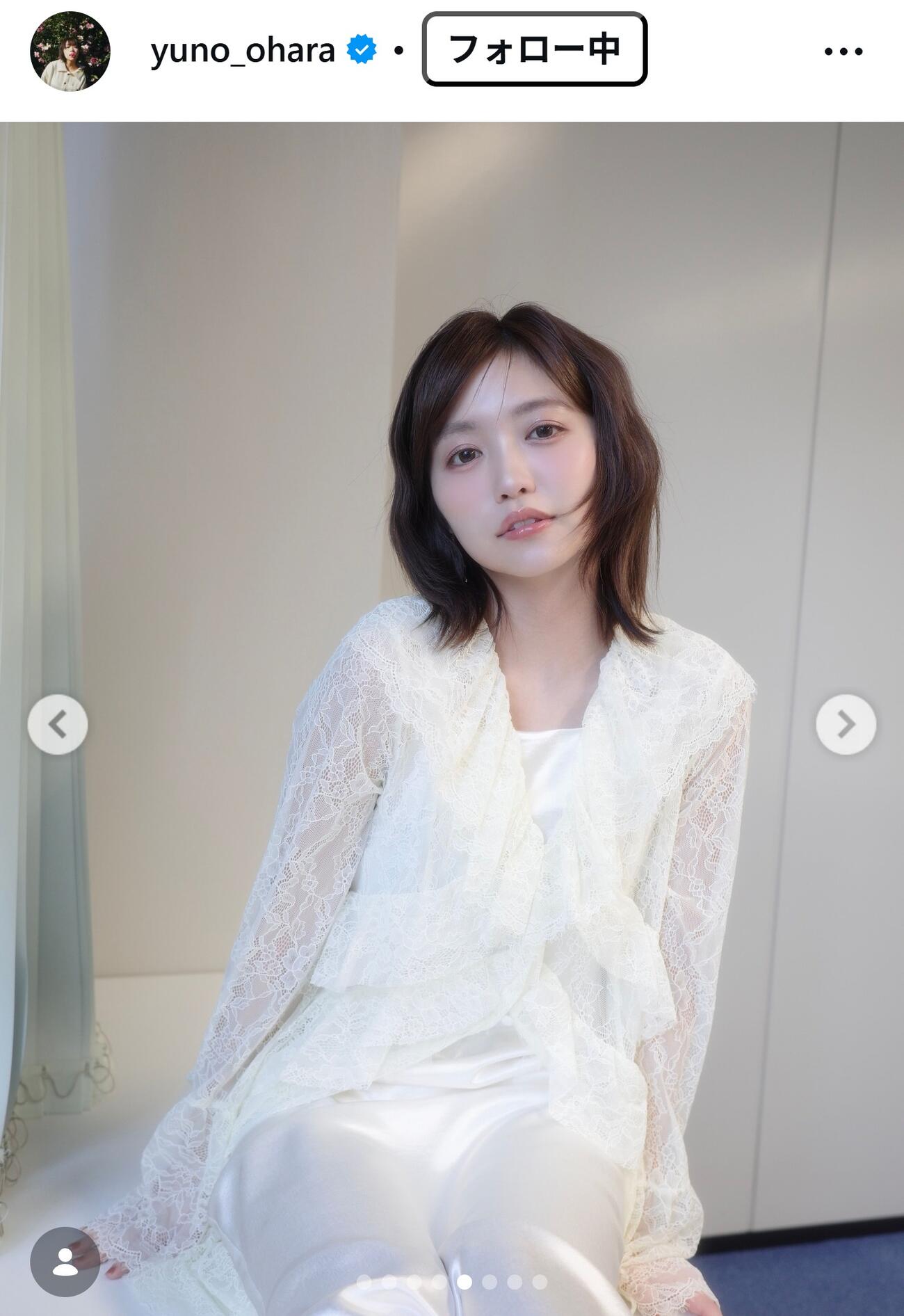 大原優乃のインスタグラムから