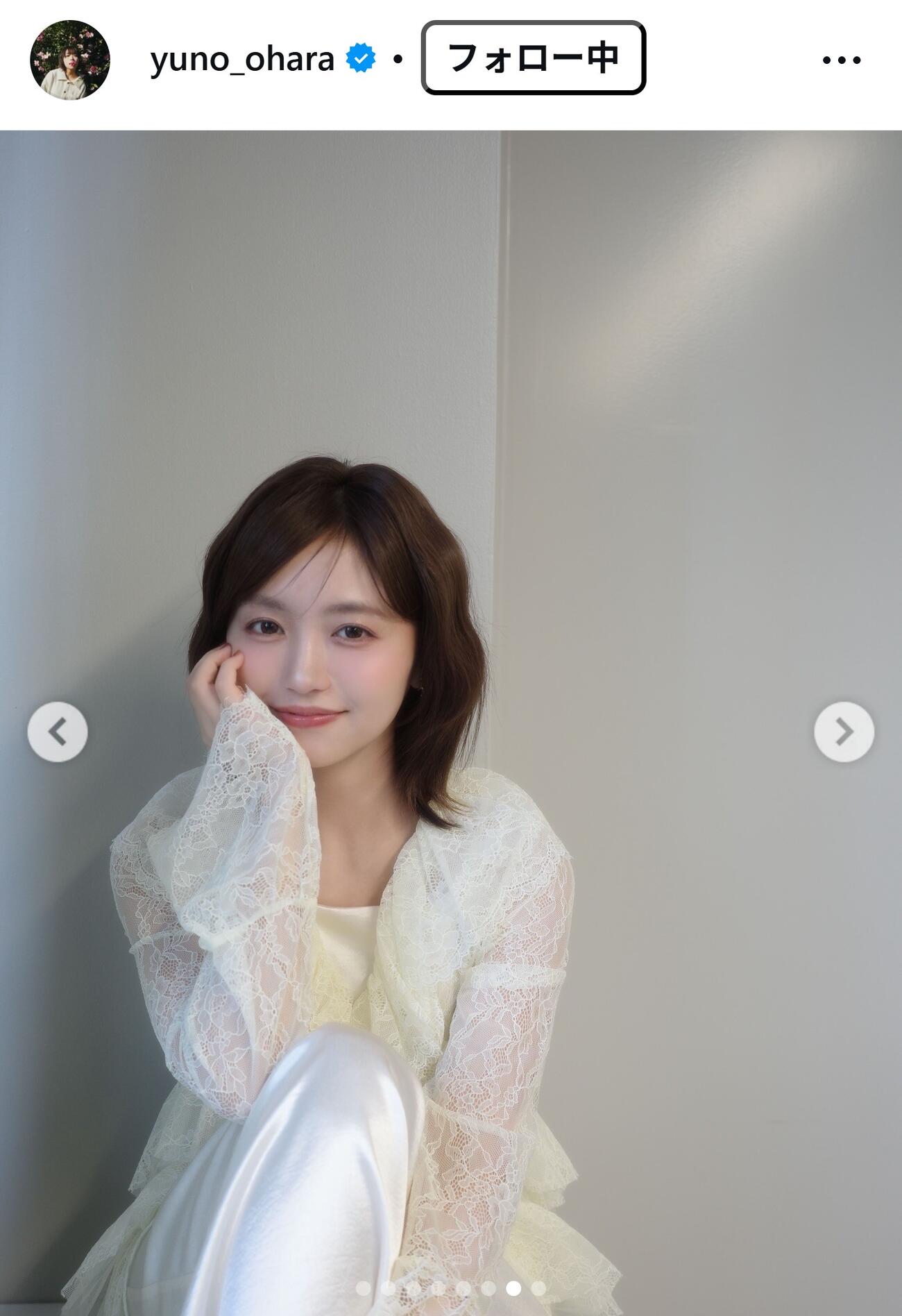 大原優乃のインスタグラムから