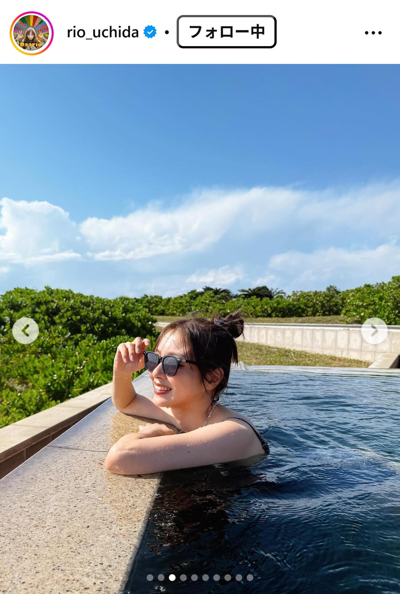 内田理央のインスタグラムから