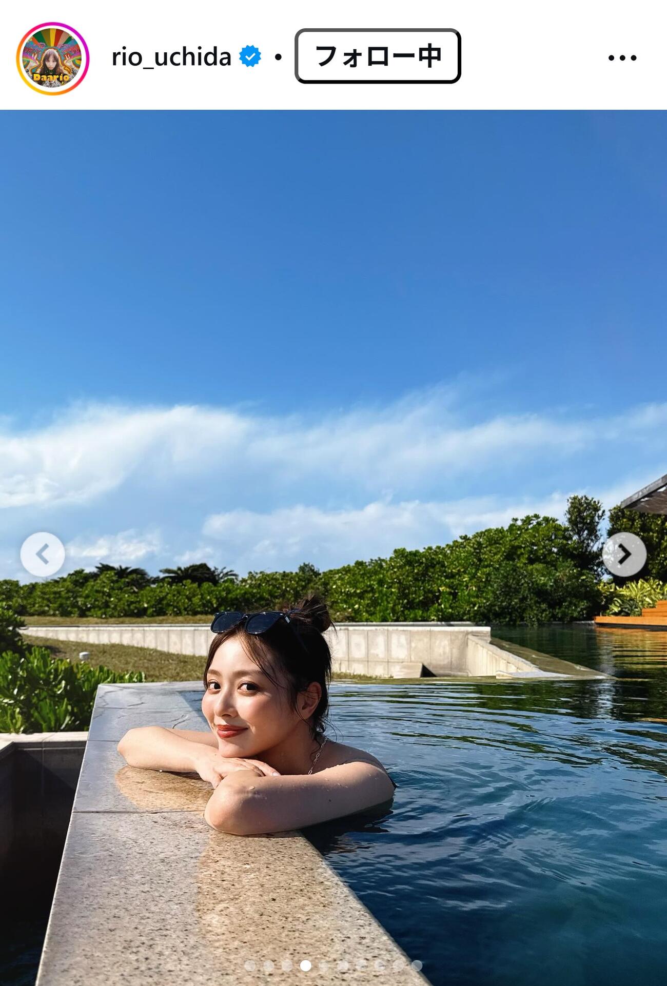 内田理央のインスタグラムから