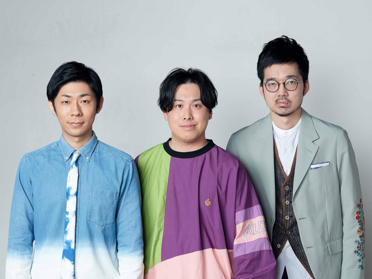 トンツカタン。左から森本晋太郎、お抹茶、櫻田佑