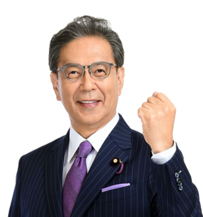 水岡俊一氏（水岡俊一氏の公式サイトから）