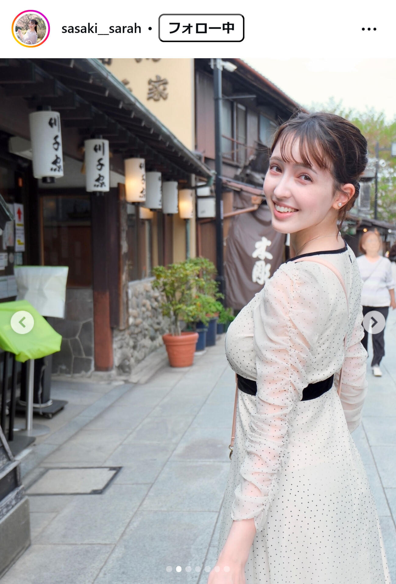 佐々木沙羅アナのインスタグラムから