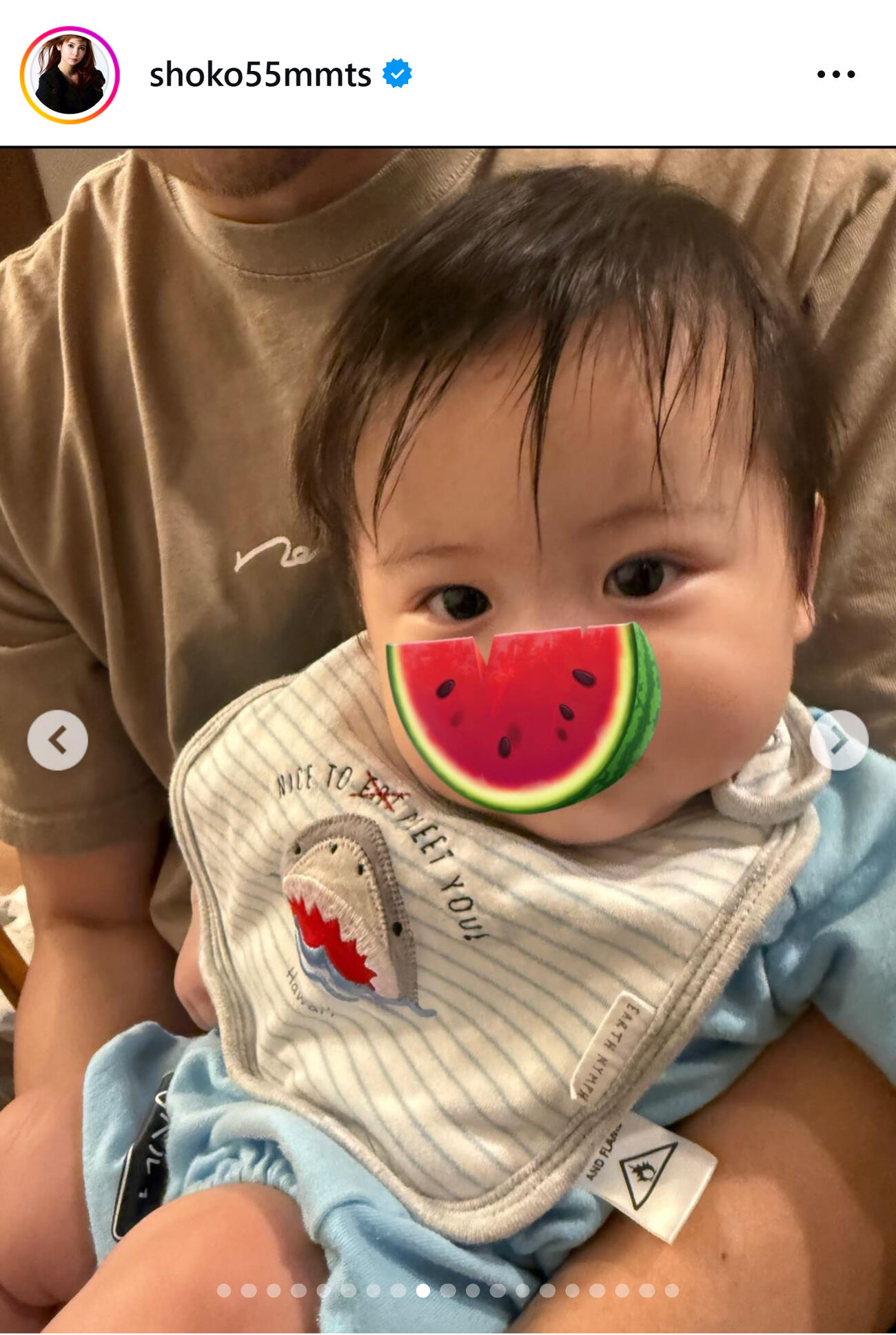 中川翔子のインスタグラムから