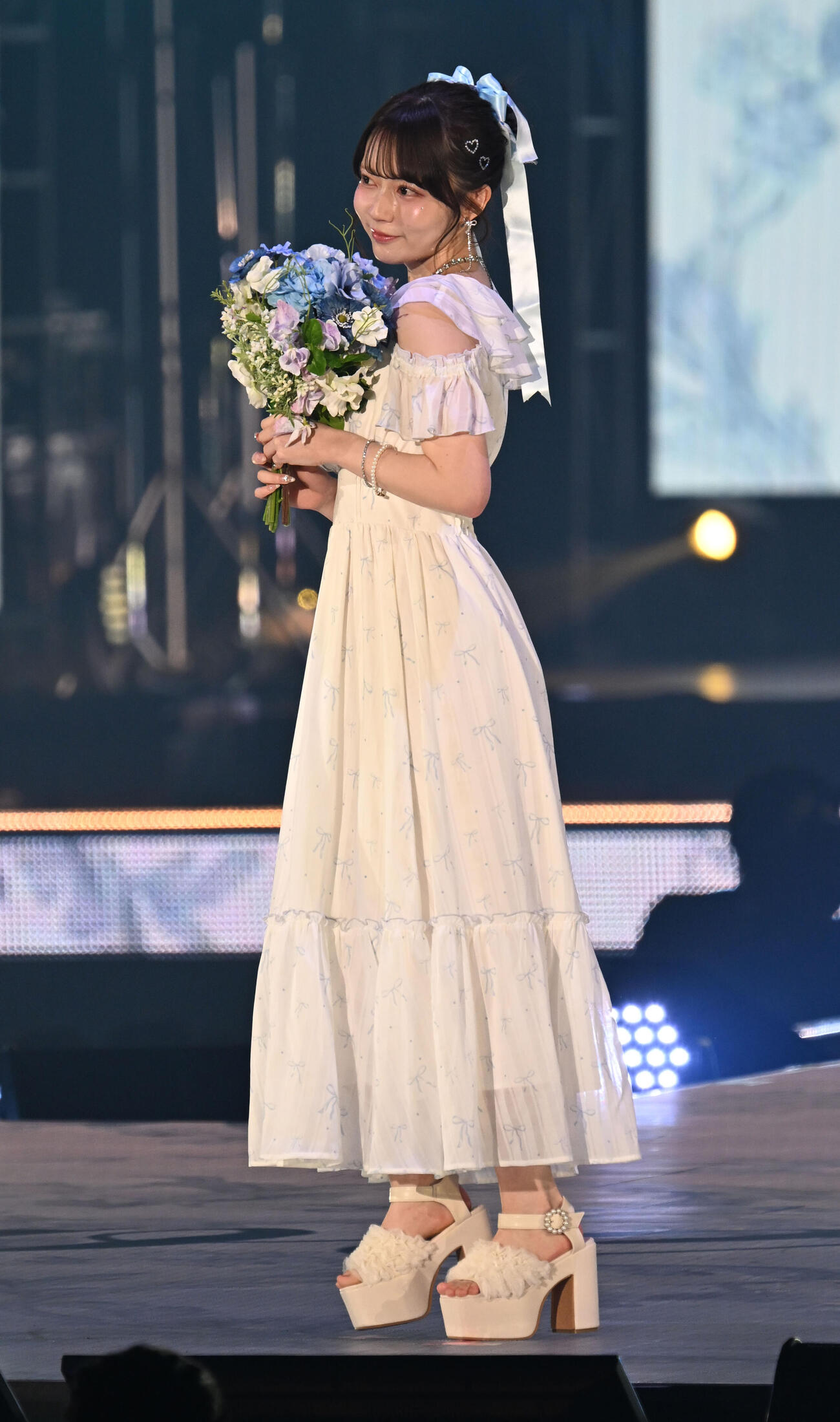 ファッション＆音楽イベント　Rakuten GirlsAward 2026SPRING／SUMMERでランウェイに登場したJams Collectionの水瀬さら（撮影・千葉一成）
