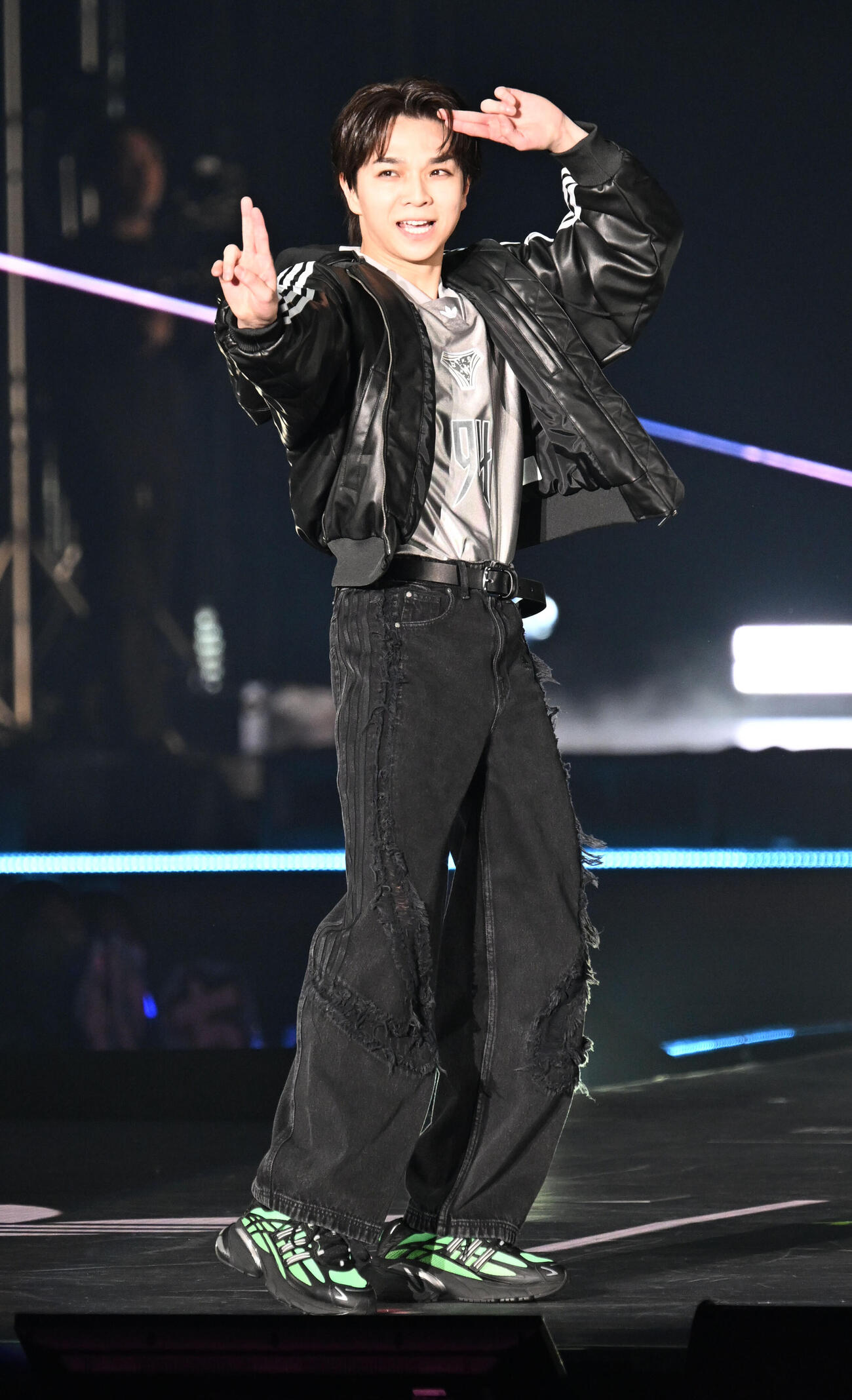 ファッション＆音楽イベント　GirlsAward 2026SPRING／SUMMERでランウェイに登場したM!LKの塩﨑太智（撮影・千葉一成）