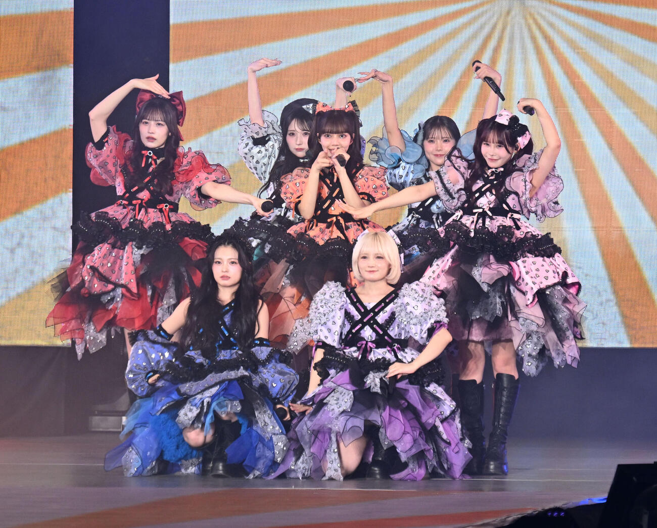 ファッション＆音楽イベント　Rakuten GirlsAward 2026SPRING／SUMMERでライブパフォーマンスを披露するCANDY TUNE（撮影・千葉一成）