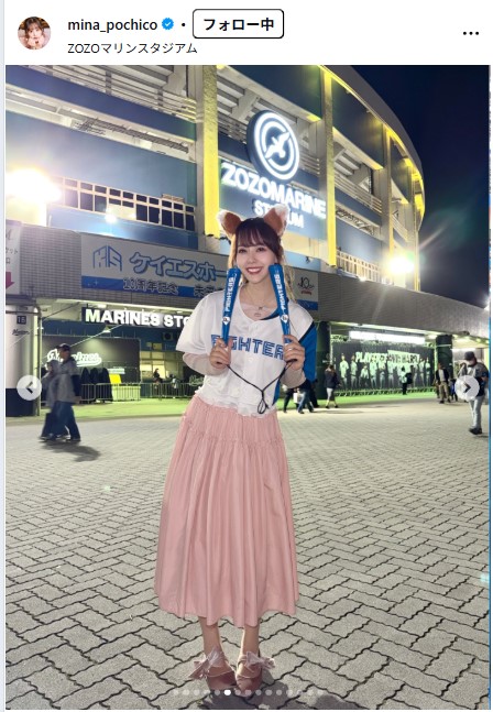 音羽美奈のインスタグラムから