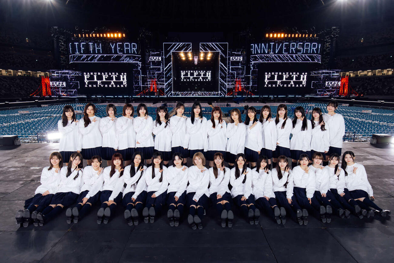 「5th YEAR ANNIVERSARY LIVE」を行った櫻坂46（C）Seed＆Flower LLC