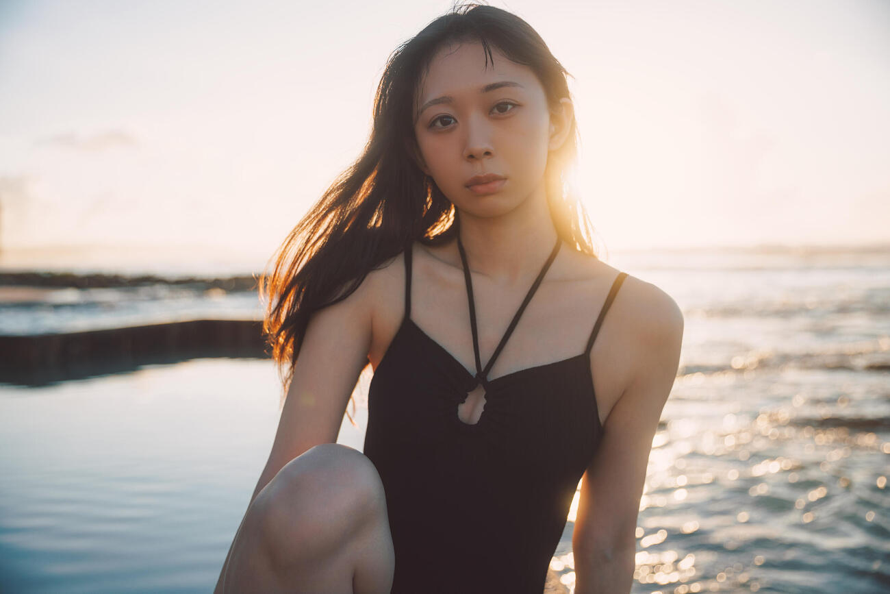 松田美里の写真集「想いごと」から