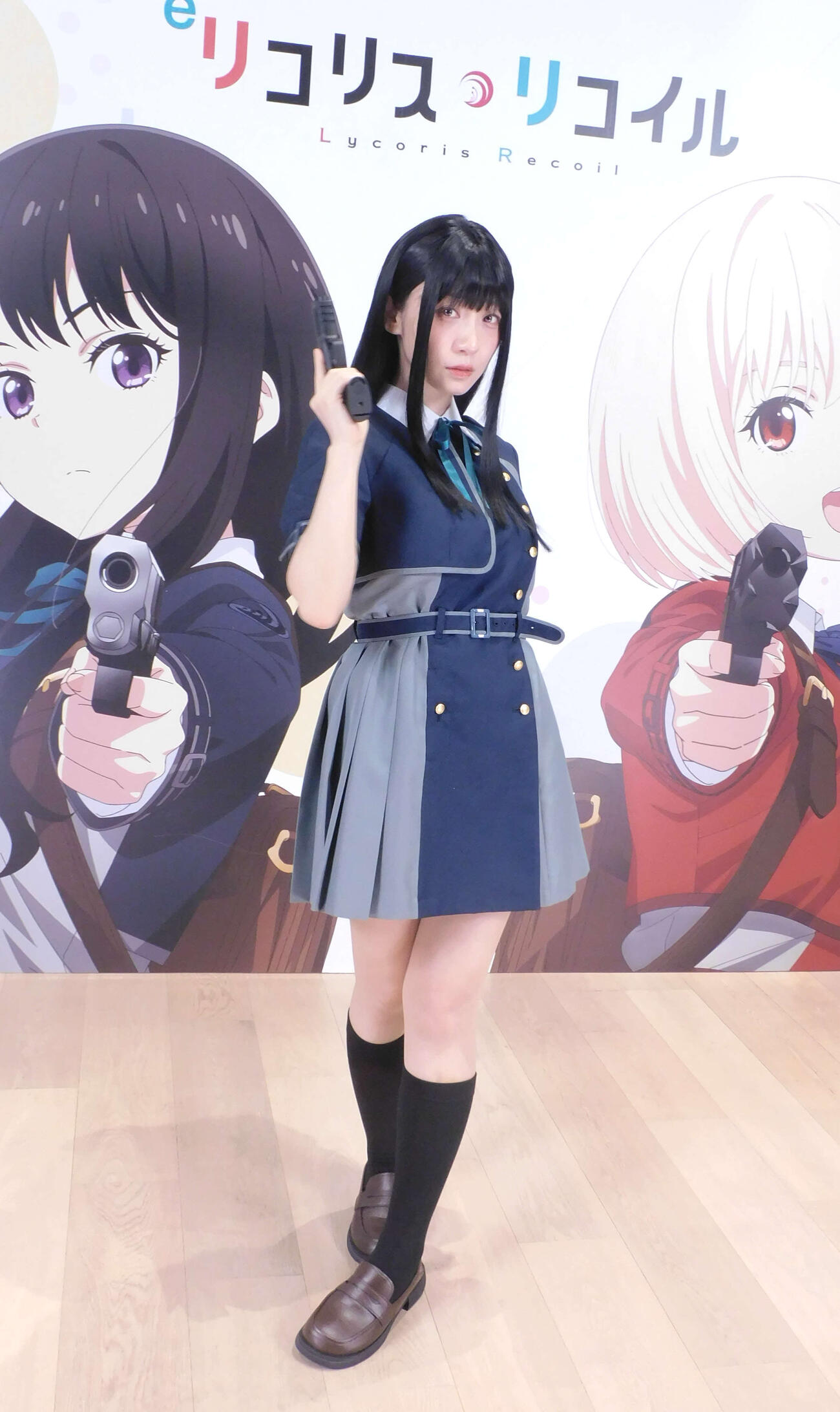リコリコプレミアファン試打会に出演した伊織もえ