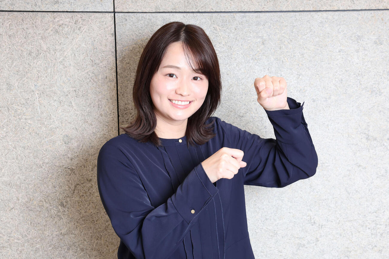 TBS篠原梨菜アナウンサー（2024年12月撮影）