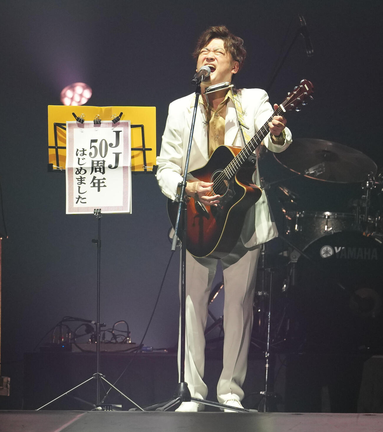 「JJ50thAnniversaryFest2026」でパフォーマンスするAMEMIYA（撮影・鈴木みどり）