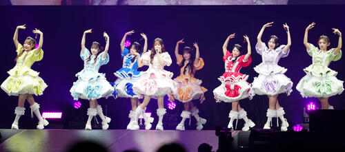「JJ50thAnniversaryFest2026」でパフォーマンスするCUTIE STREET（撮影・鈴木みどり）