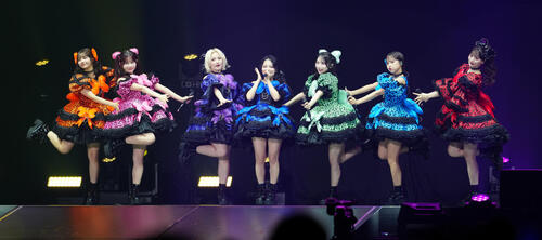 「JJ50thAnniversaryFest2026」でパフォーマンスするCANDY TUNE（撮影・鈴木みどり）