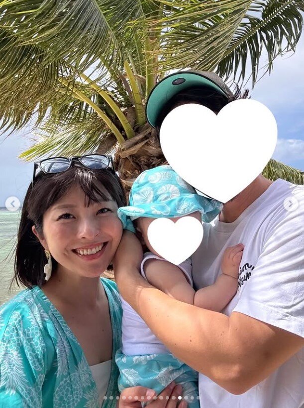 小尾渚沙アナウンサーのインスタグラムから