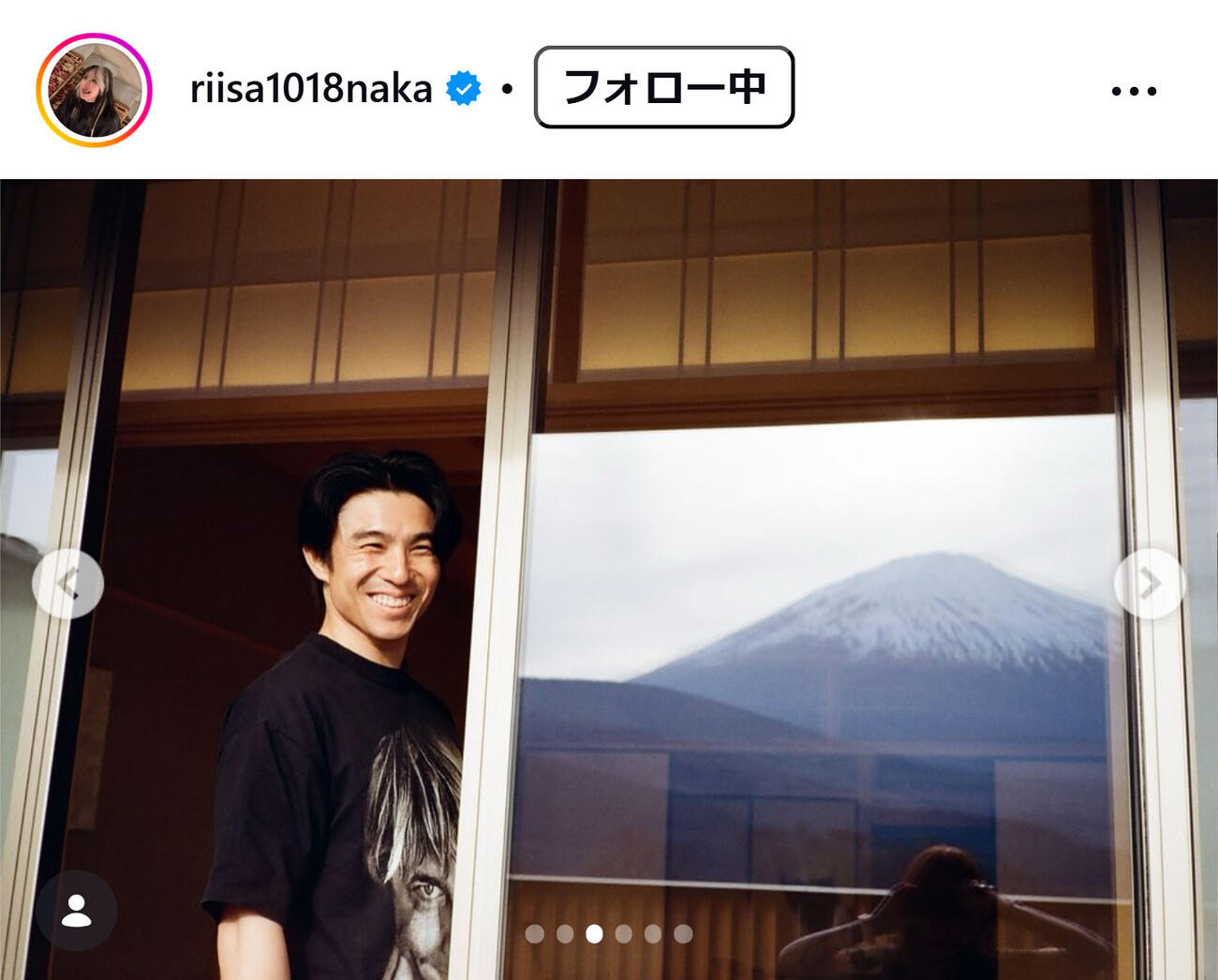 仲里依紗のインスタグラムから
