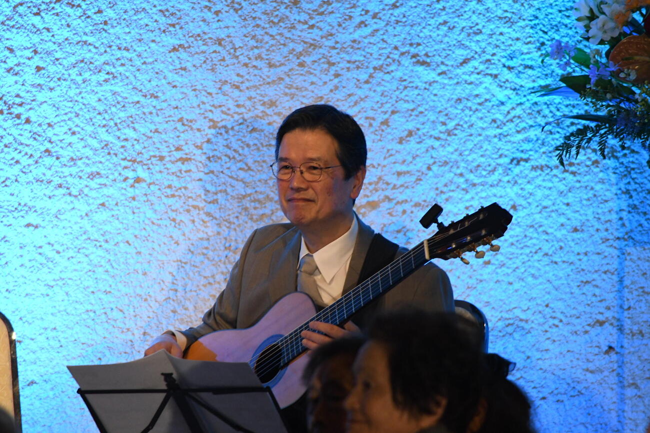 滝あつしデビュー曲発表パーティーに参加した古川忠義