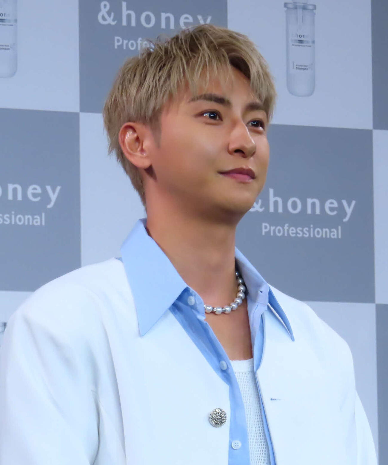 「＆honey Professional」誕生記念発表会に出席した與真司郎