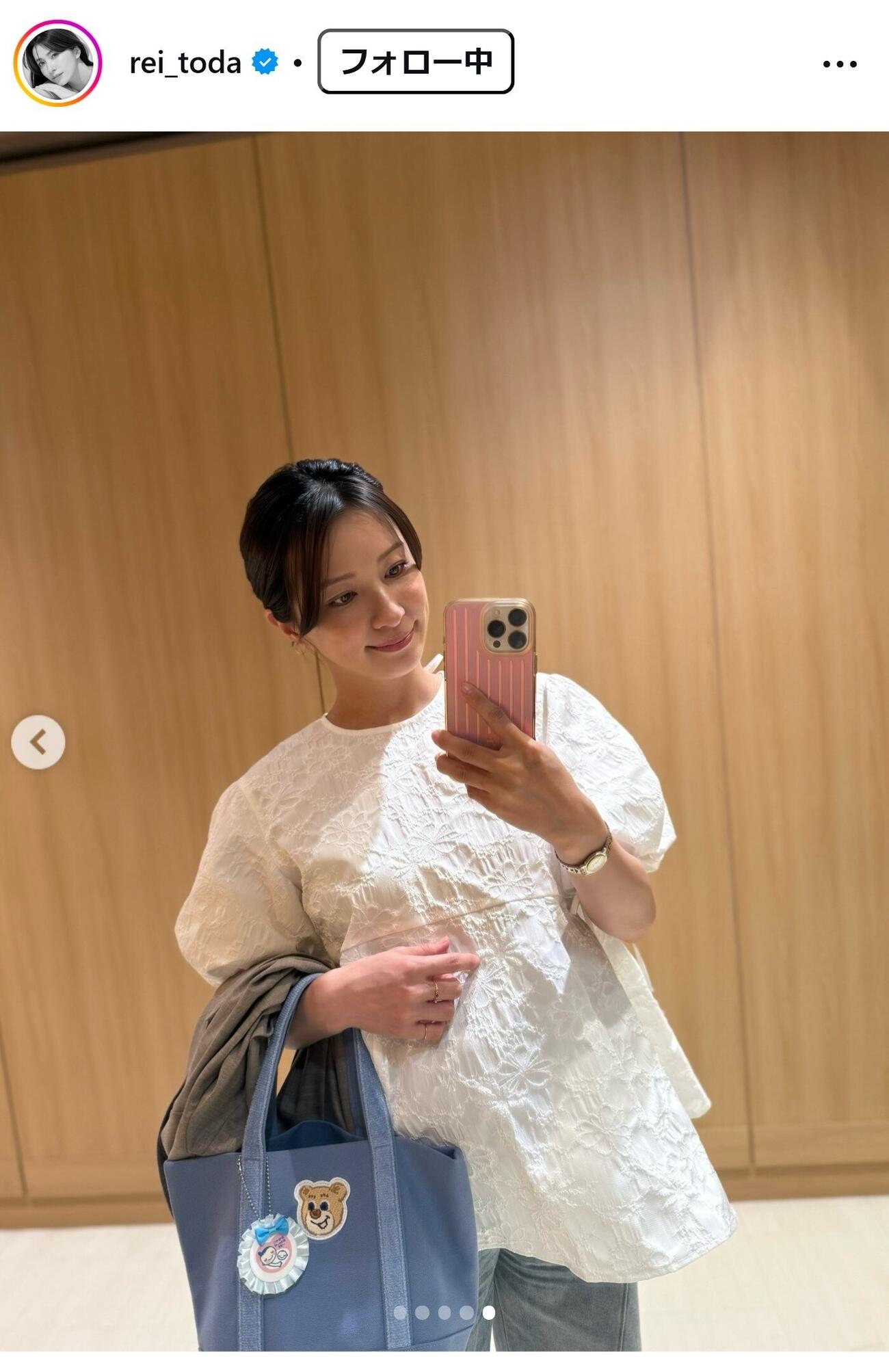 戸田れいのインスタグラムから