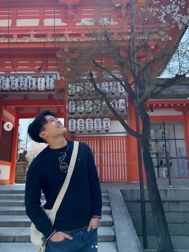 勝野健アナウンサーのインスタグラムから