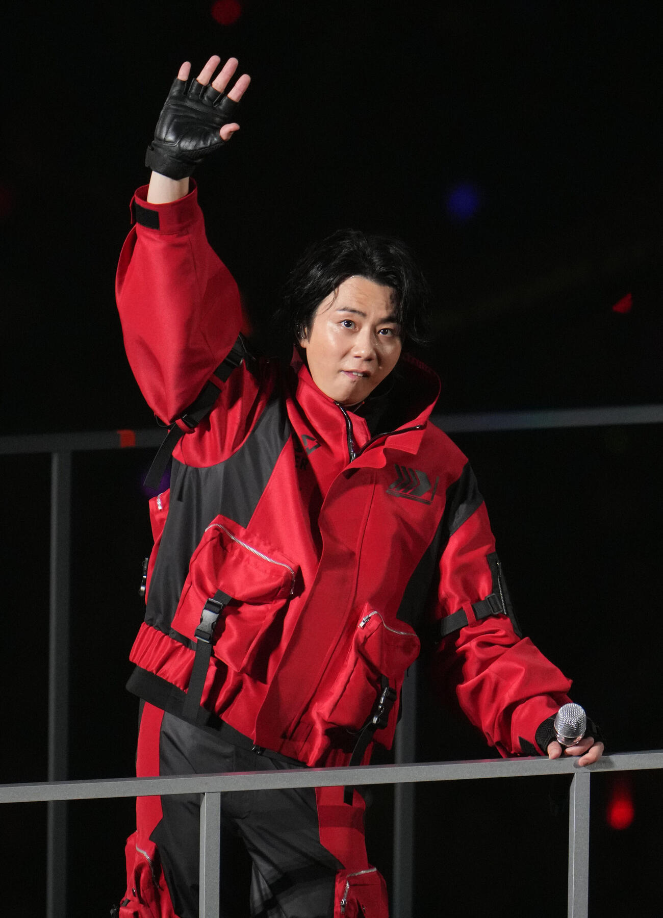 toHEROes～TOBE 3rd Super Live～　ファンの声援に答える北山宏光（撮影・森本幸一）＝2026年4月20日バンテリンドームナゴヤ