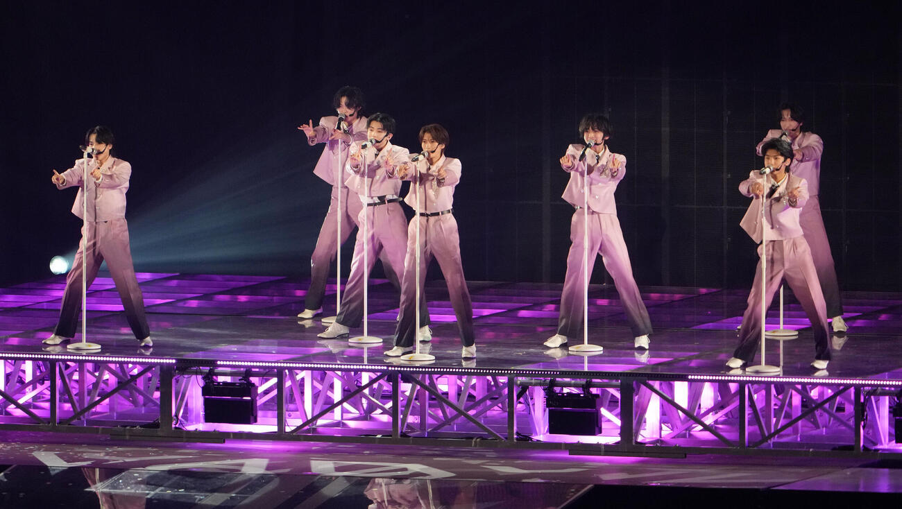 toHEROes～TOBE 3rd Super Live～　華麗なパフォーマンスでファンを魅了するCLASS SEVEN（撮影・森本幸一）