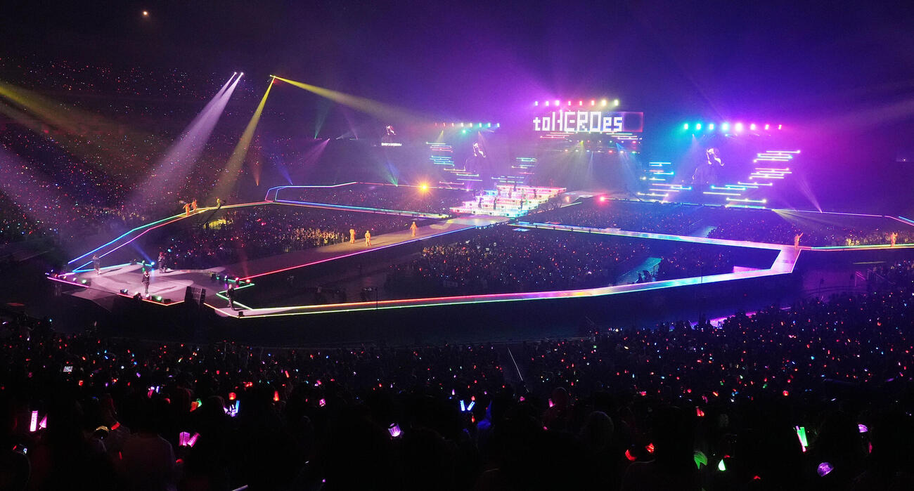 toHEROes～TOBE 3rd Super Live～　華麗なパフォーマンスでファンを魅了する出演者たち（撮影・森本幸一）