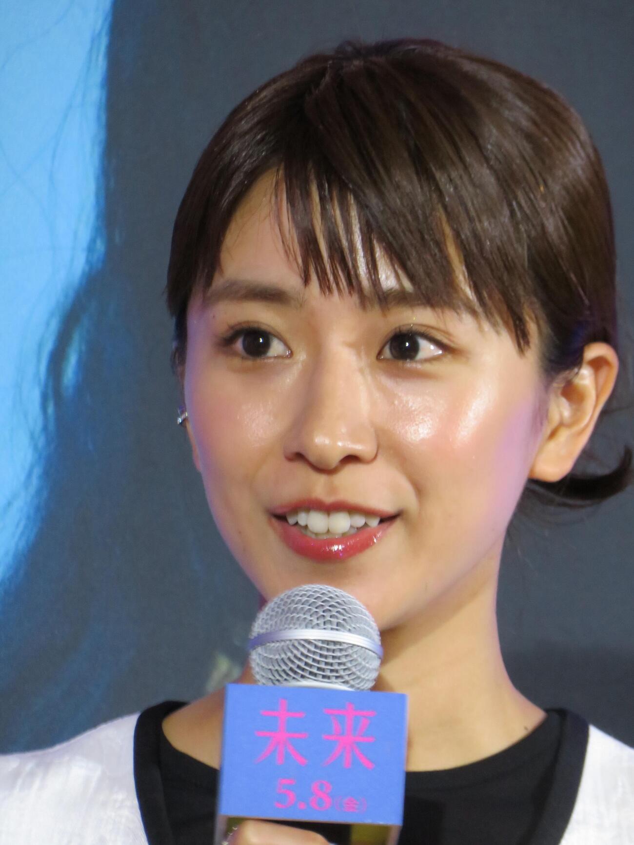 映画「未来」のトークイベントを行った黒島結菜