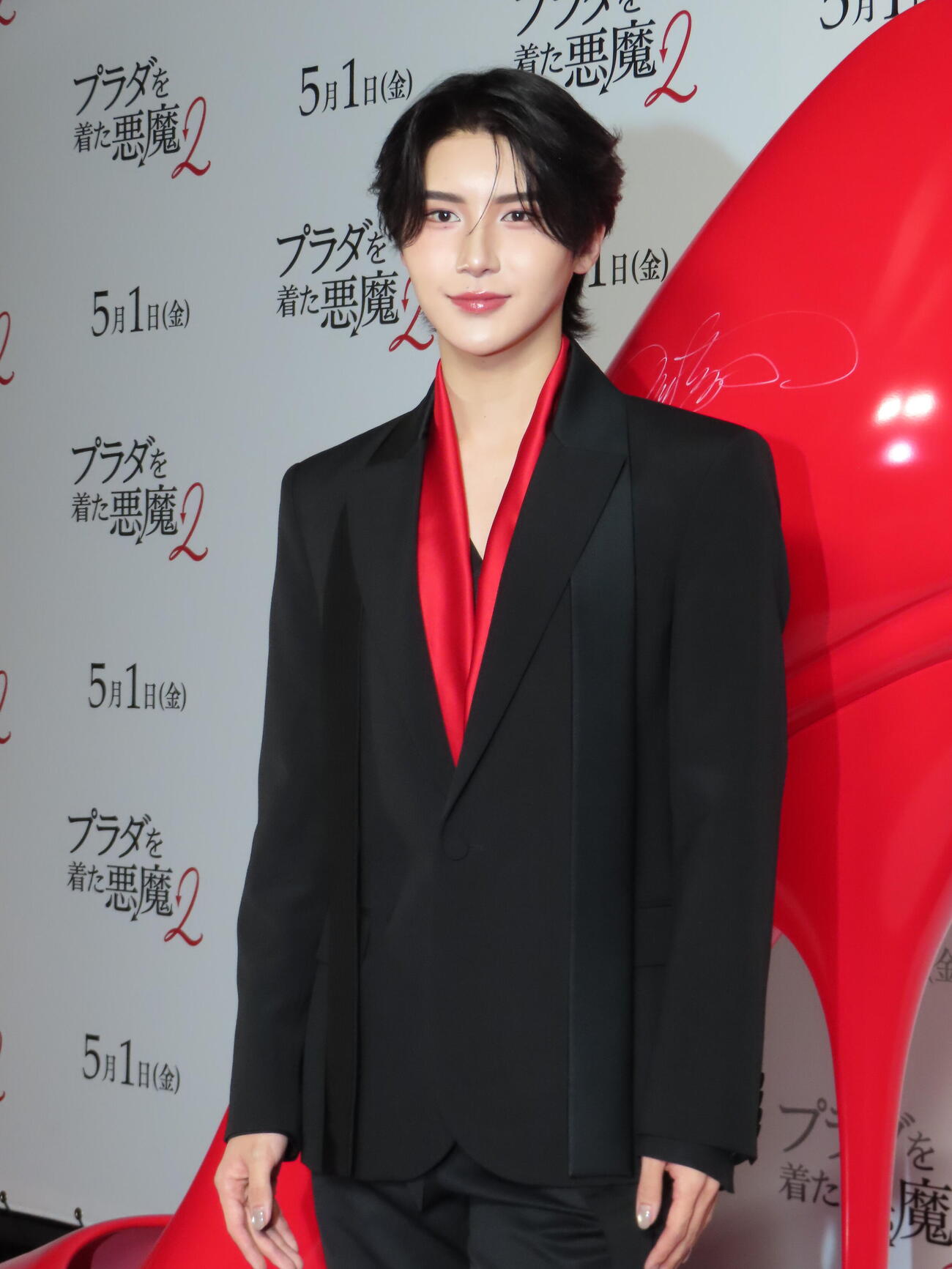映画「プラダを着た悪魔2」ジャパンプレミアに登場したGYUTAE
