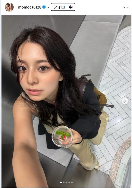 兼清萌々香のインスタグラムから