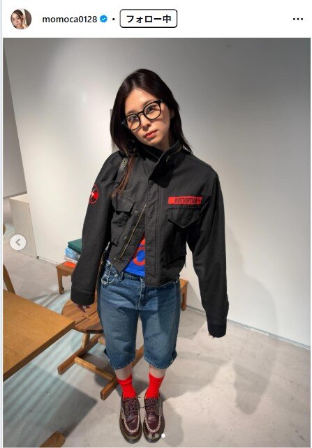 兼清萌々香のインスタグラムから