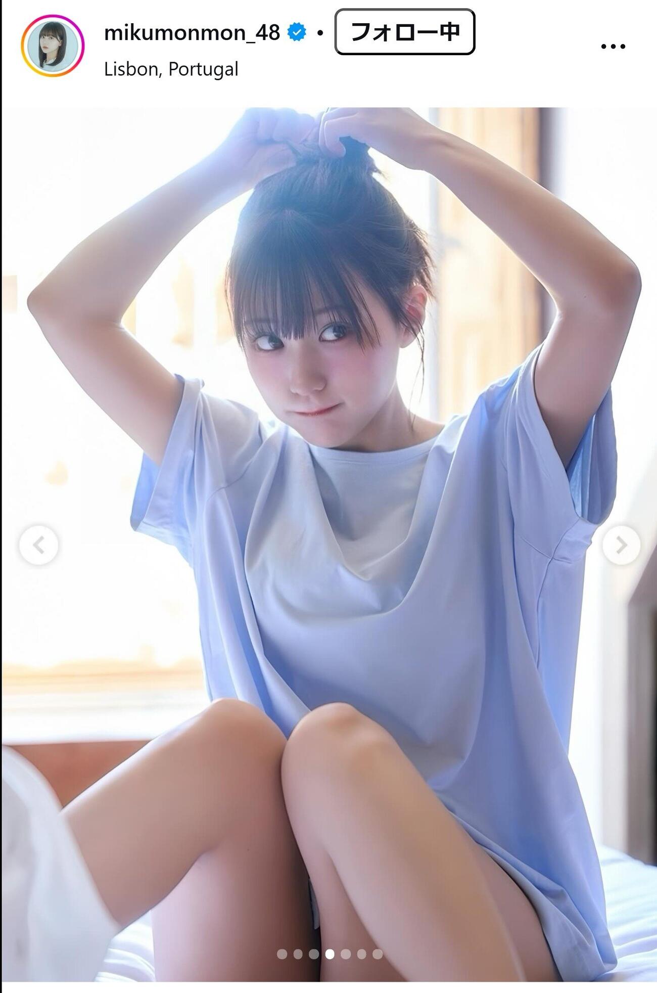 田中美久のインスタグラムから