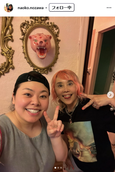 野沢直子のインスタグラムから