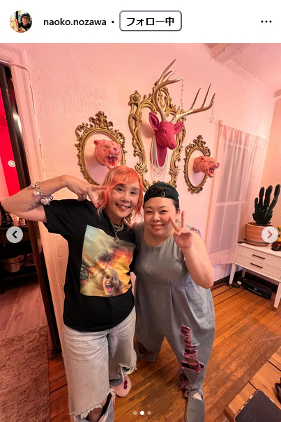 野沢直子のインスタグラムから