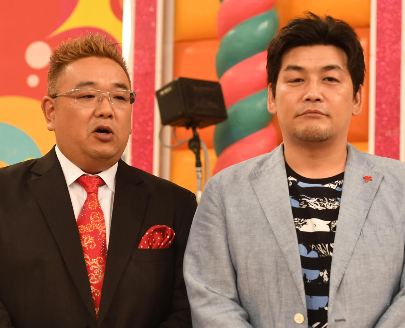 サンドウィッチマンの伊達みきお（左）と富澤たけし