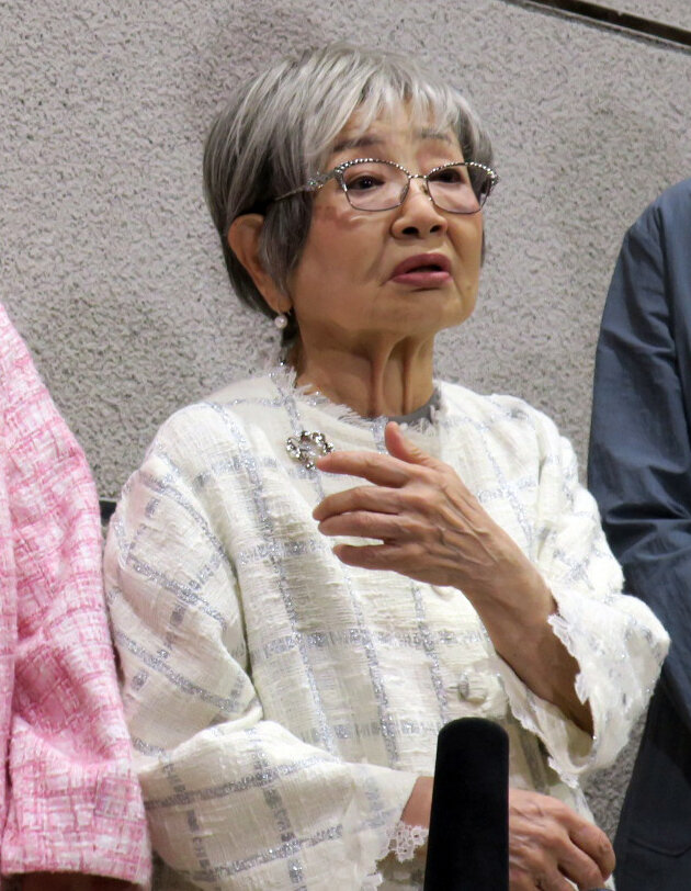 舞台「声舞劇！終活を始めた途端、55歳の息子が帰ってきました」取材会に登場した泉ピン子