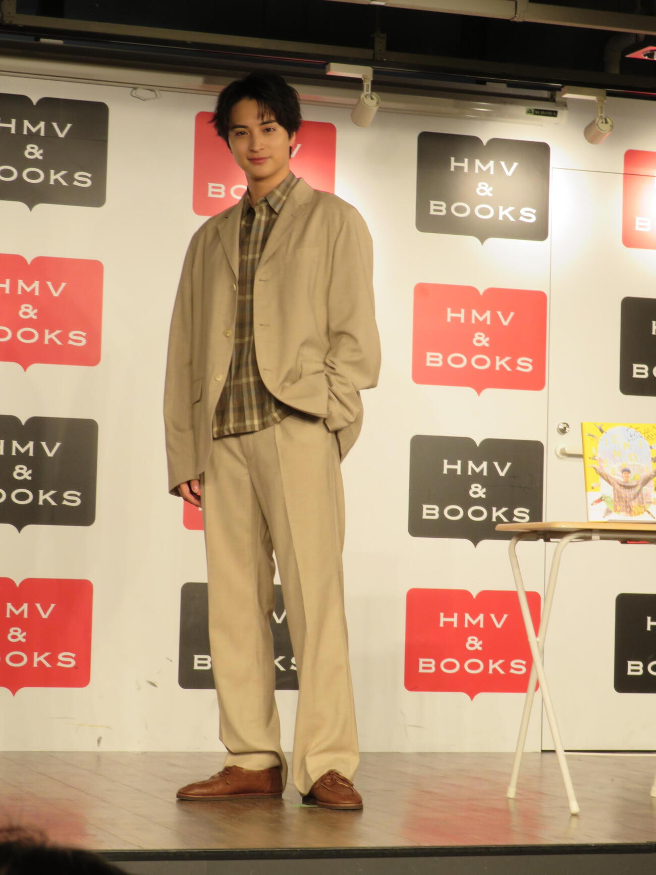 「一ノ瀬颯『いちのせかい』」発売記念イベントに登壇した一ノ瀬（撮影・村上幸将）