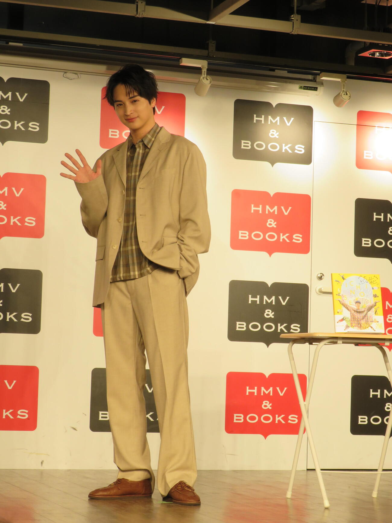 「一ノ瀬颯『いちのせかい』」発売記念イベントに登壇した一ノ瀬（撮影・村上幸将）