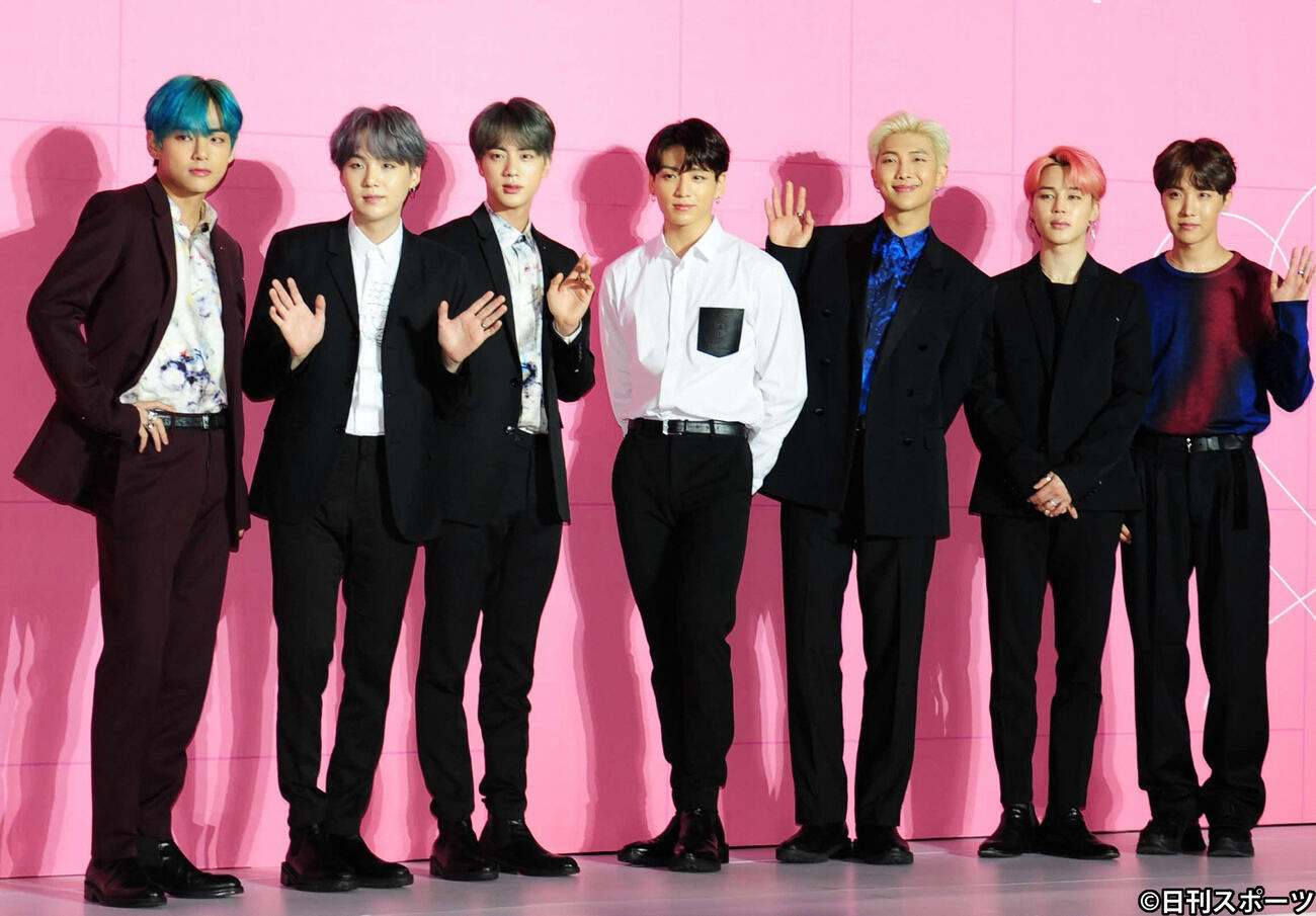BTS（防弾少年団）（2019年4月17日撮影）