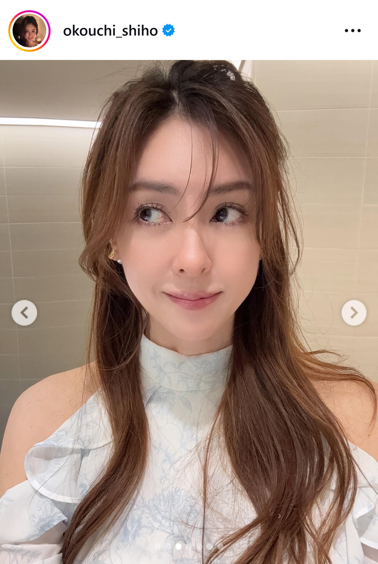 大河内志保のインスタグラムから