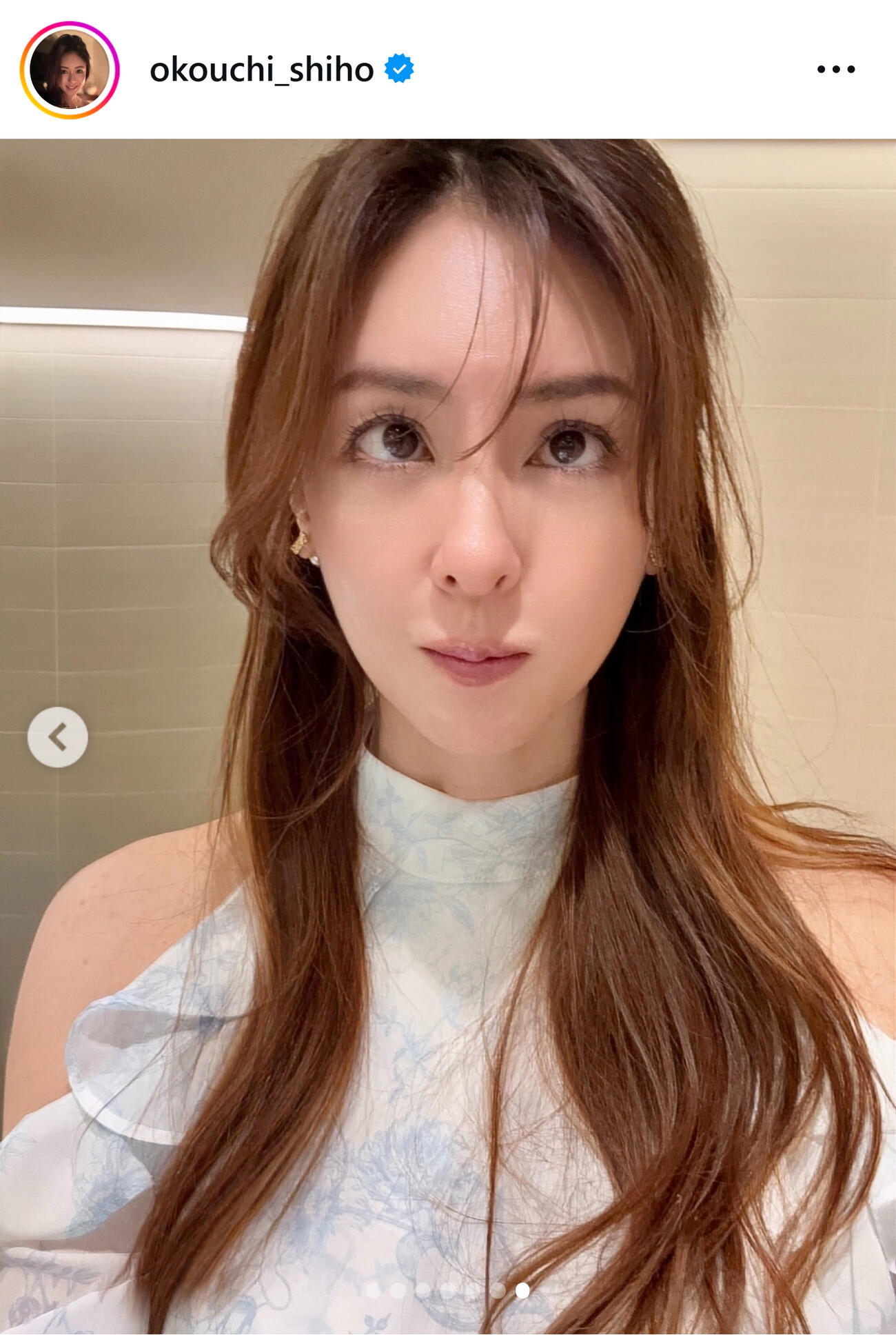 大河内志保のインスタグラムから