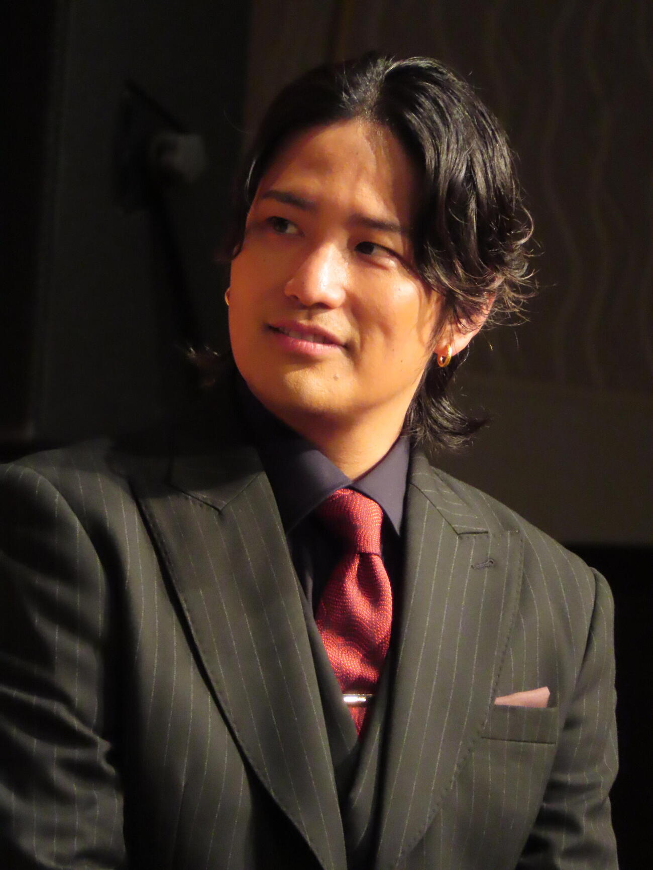 ミュージカル「ミス・サイゴン」制作発表会見に出席したWEST．桐山照史
