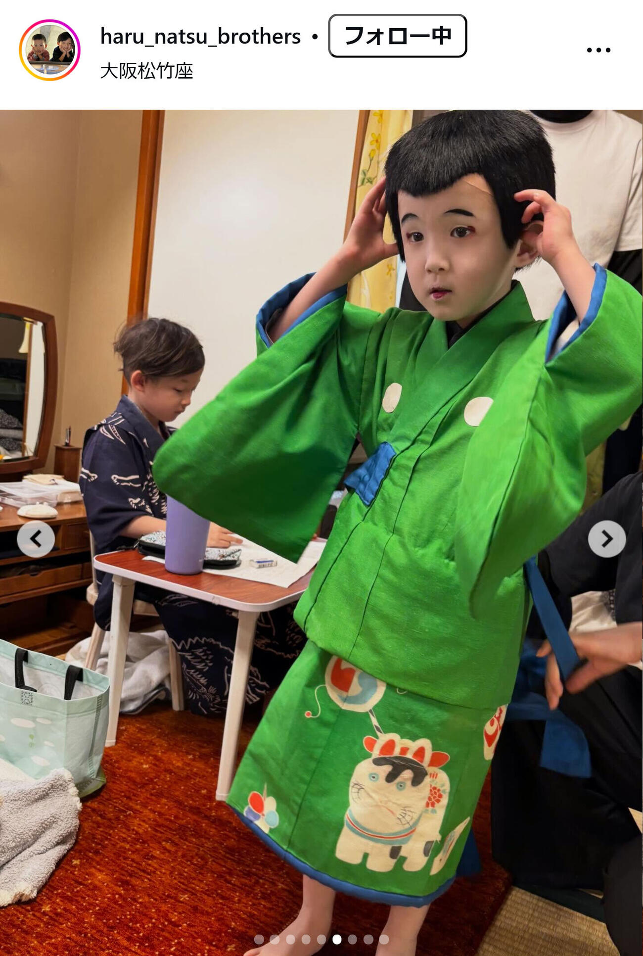 中村獅童のインスタグラムから